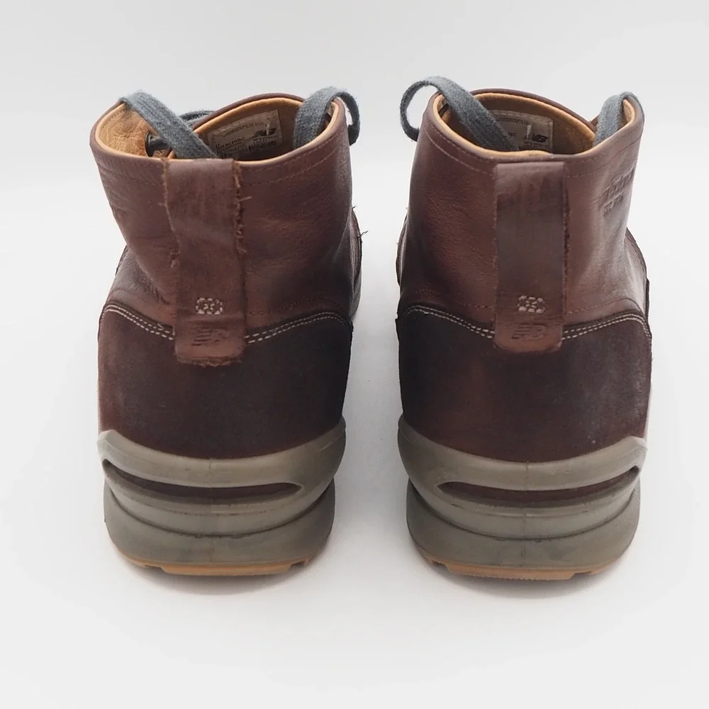 New Balance 3020 Leather Chukka Boot Mens US 13 Bitter Chocolate Brindle Leather